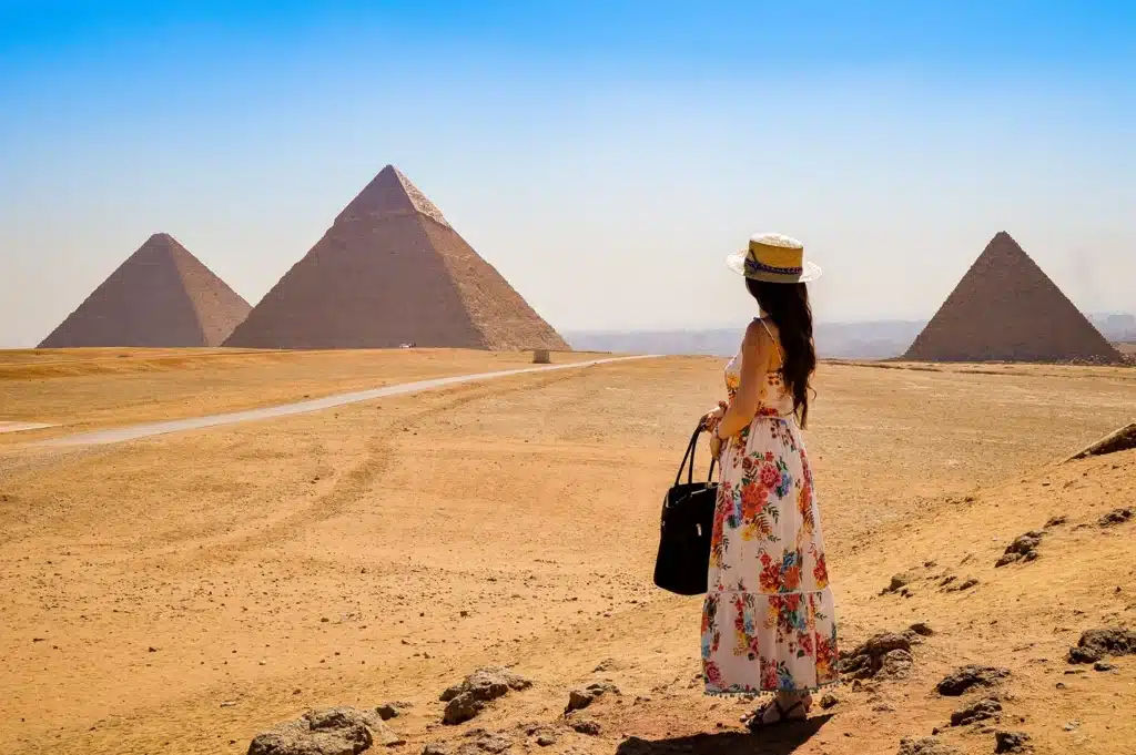 The Pyramids of Giza and Grand Egyptian Museum