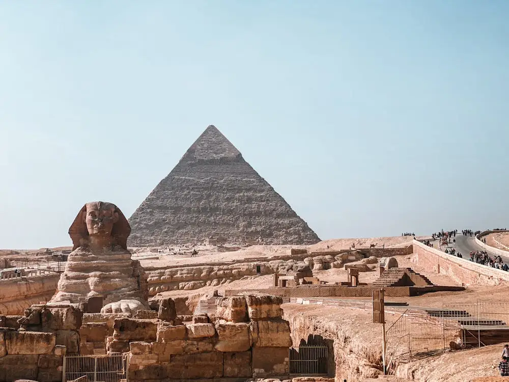 Pyramid And Sphinx