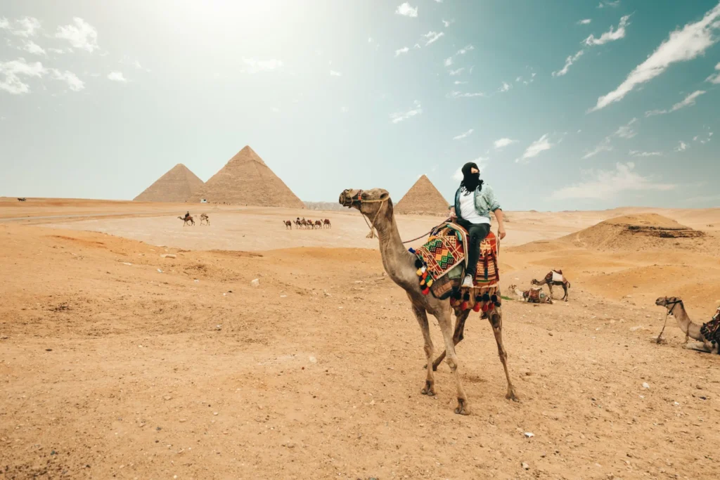 Explore Giza Pyramids during Cairo day tour